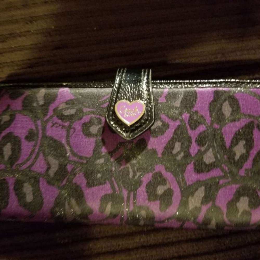 Coach Daisy Ocelot Print Multi Case ID Wallet